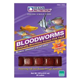 Ocean Nutrition Bloodworms Cube Tray 100g