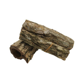 Ceramic Nature Catappa Bark Tubes x1