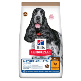 Hill's Science Plan No Grain Mature 7+ Adult All Breeds Dog Chicken 2.5kg