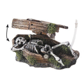 AQUA DELLA Coffin W. Skeleton Bubble Action