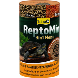 Tetra ReptoMin Menu 250ml. Τροφή για χελώνες, πλούσια σε θρεπτικά συστατικά.