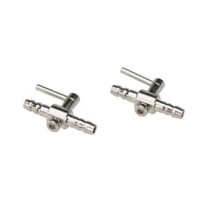 AQUA DELLA 2Way Metal Valve For Air Tube 2ST 4-6mm