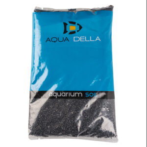 AQUA DELLA Aquarium Gravel Black 1-3mm 9kg