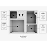 Waterbox Aquariums Marine EX 60.2 Black sump diagram