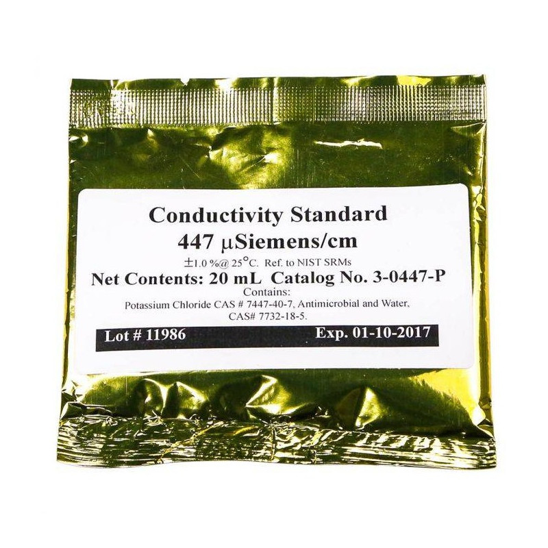 Neptune Systems 447uS Conductivity Calibration Solution 20ml Neptune Systems 447uS Conductivity Calibration Solution 20ml