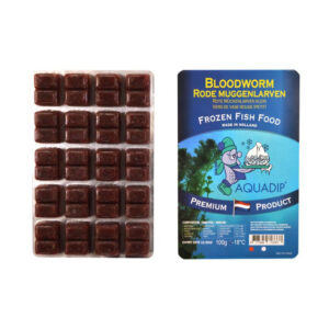 Aquadip Frozen Bloodworms Cube Tray 100g