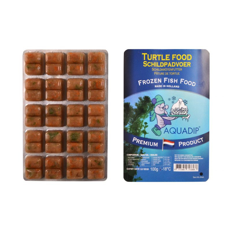 Aquadip Frozen Turtle Food Cube Tray 100g aberaquatic Aquadip Frozen Turtle Food Cube Tray 100g